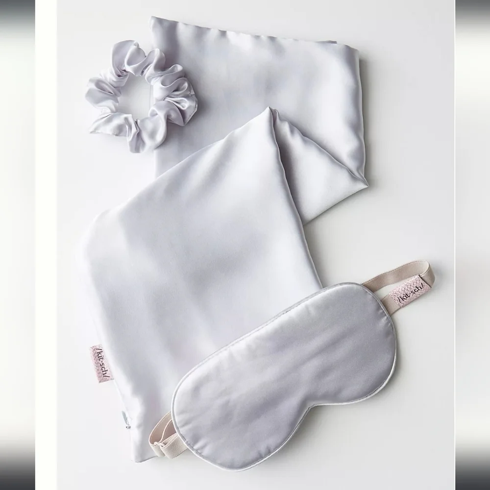 ❤️BUY 5 GET 3 FREE  Kitsch Marble Set Satin Pillowcase
